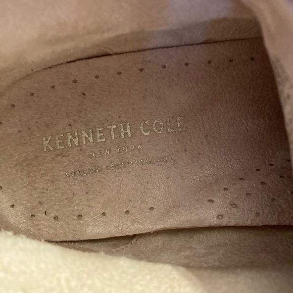 Kenneth Cole Janette  Blush Velvet high top shoes/sneakers size 8.5 - Picture 7 of 10